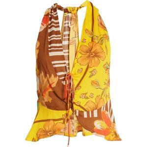 NWT Free People Hot Tropics Tank Mango Combo Large